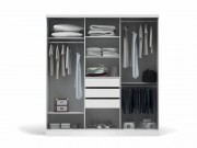 Guarda Roupa Armario Roupeiro Kappesberg S363 Espelhado 03 Portas 2.03 m